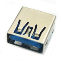 USB 3.0 Connector, A Type, Female, Surface Mount, Short Narrow Body
