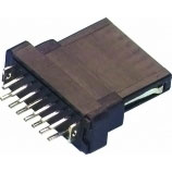 Mini USB, Male, Vertical, 14 Position, PCB Mount