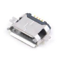 Micro USB, 5 Position, Receptacle, Surface Mount, Black Insulator