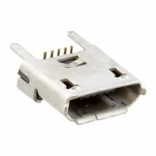 Micro USB, 5 Position, Vertical Receptacle, Surface Mount with Surface Mount Shell Legs
