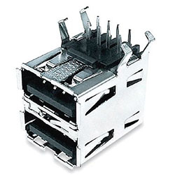 Type A - Dual, 8 Position, Right Angle