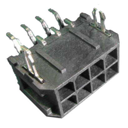 Power Connector; 3.00 mm Pitch; Right Angle; Double Row; Surface Mount