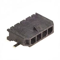 Power Connector; 3.00 mm Pitch; Right Angle; Single Row; Surface Mount with Surface Mount Mounting Tab