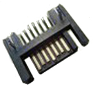 SATA Connector, 7 Position, Male, Right Angle, Surface Mount