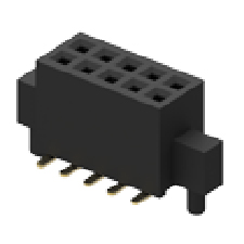 Receptacle Assembly, 1.27mm Pitch, Double Row, Surface Mount, Top Entry, 4.3mm Height